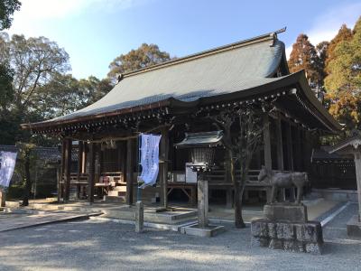 千栗八幡宮 拝殿