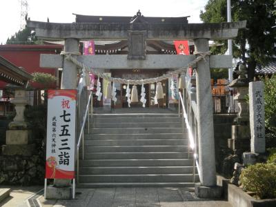 武蔵第六天神社 鳥居と拝殿