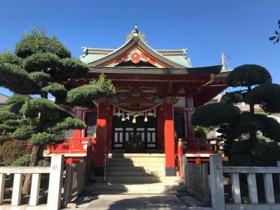 小村田氷川神社 拝殿