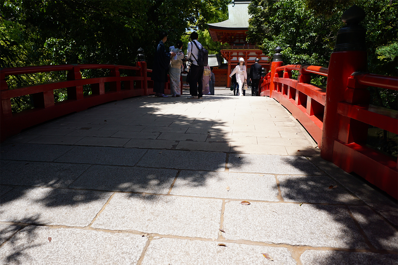 赤い神橋