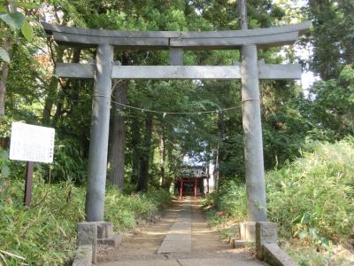 中尾神社 鳥居と拝殿