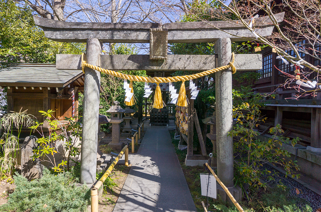 行田八幡社 愛宕神社 鳥居