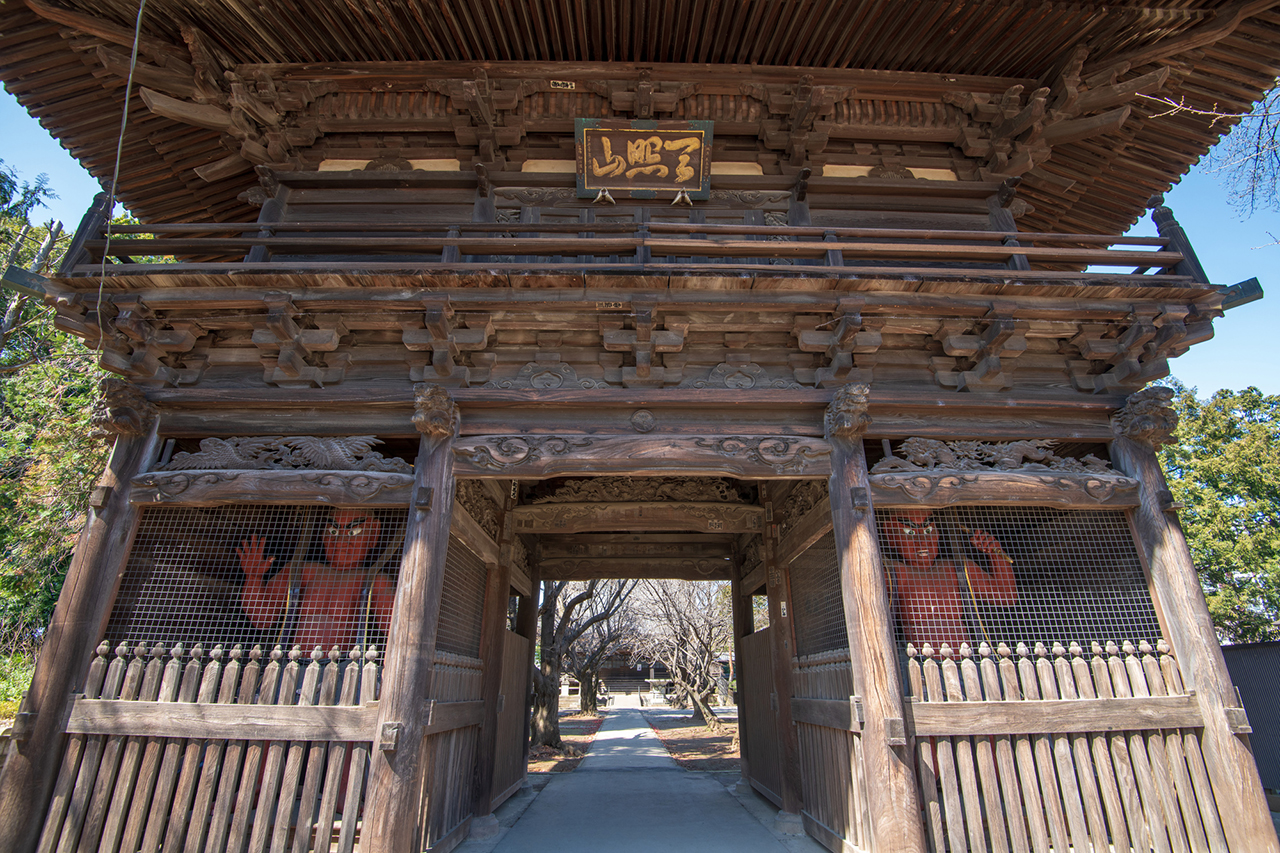 勝願寺　仁王門