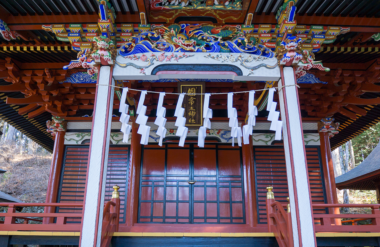 國常立神社 社殿の彫刻