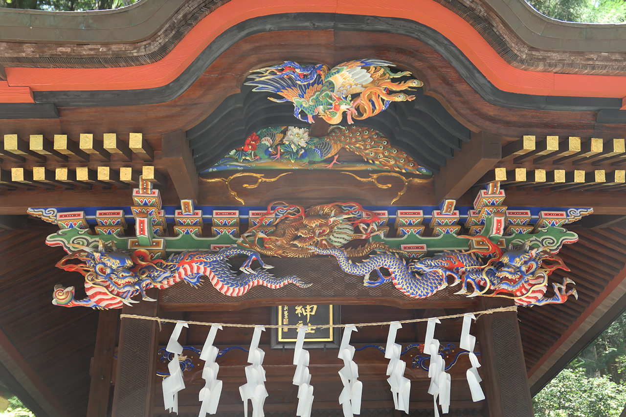 日本武神社 社殿の彫刻