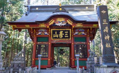 三峯神社 隨神門 正面