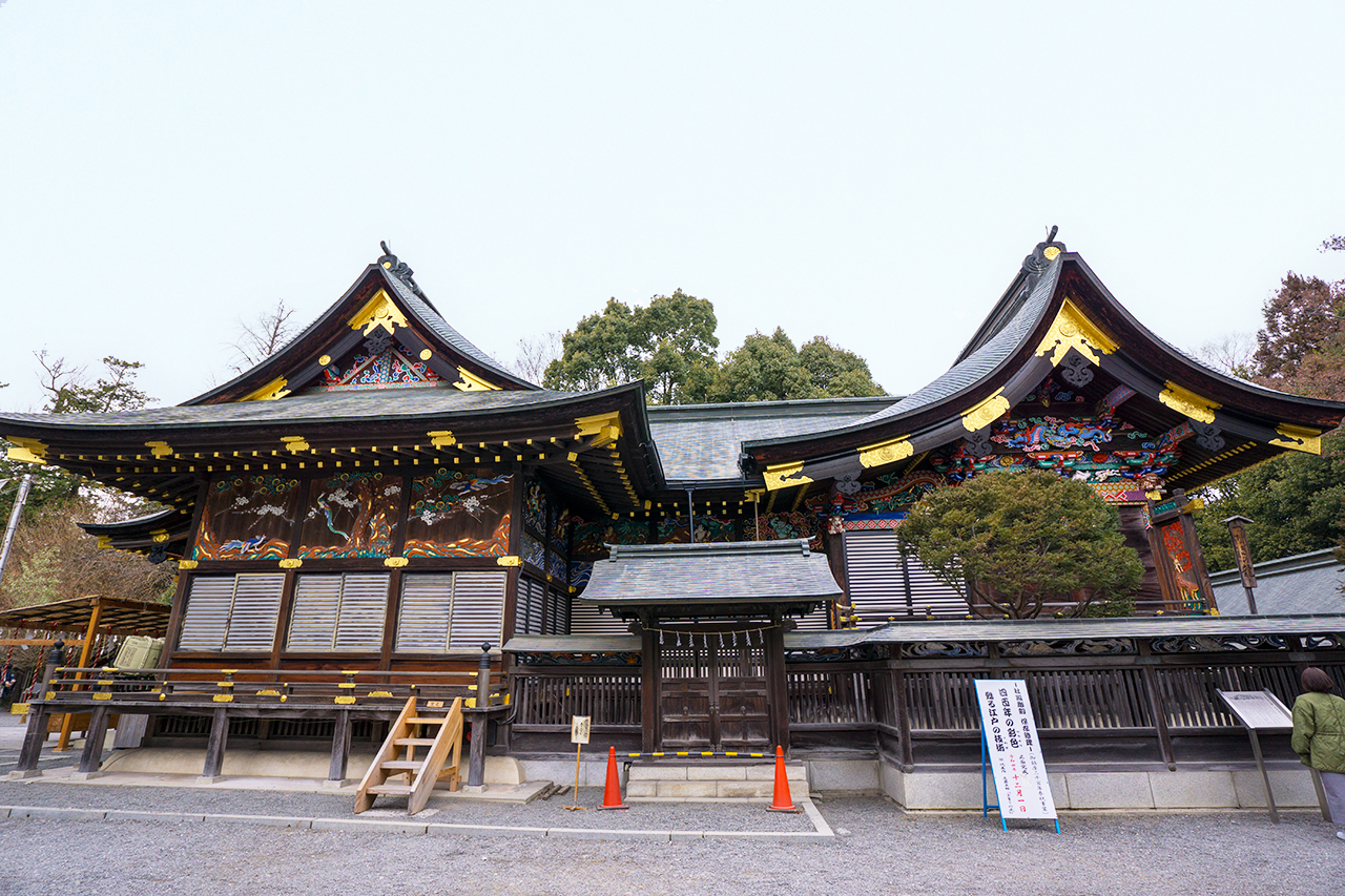 秩父神社 権現造りの拝殿・幣殿・本殿