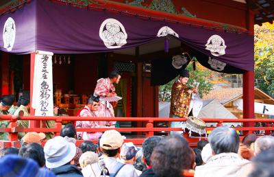 秩父神社 奉納された秩父神楽
