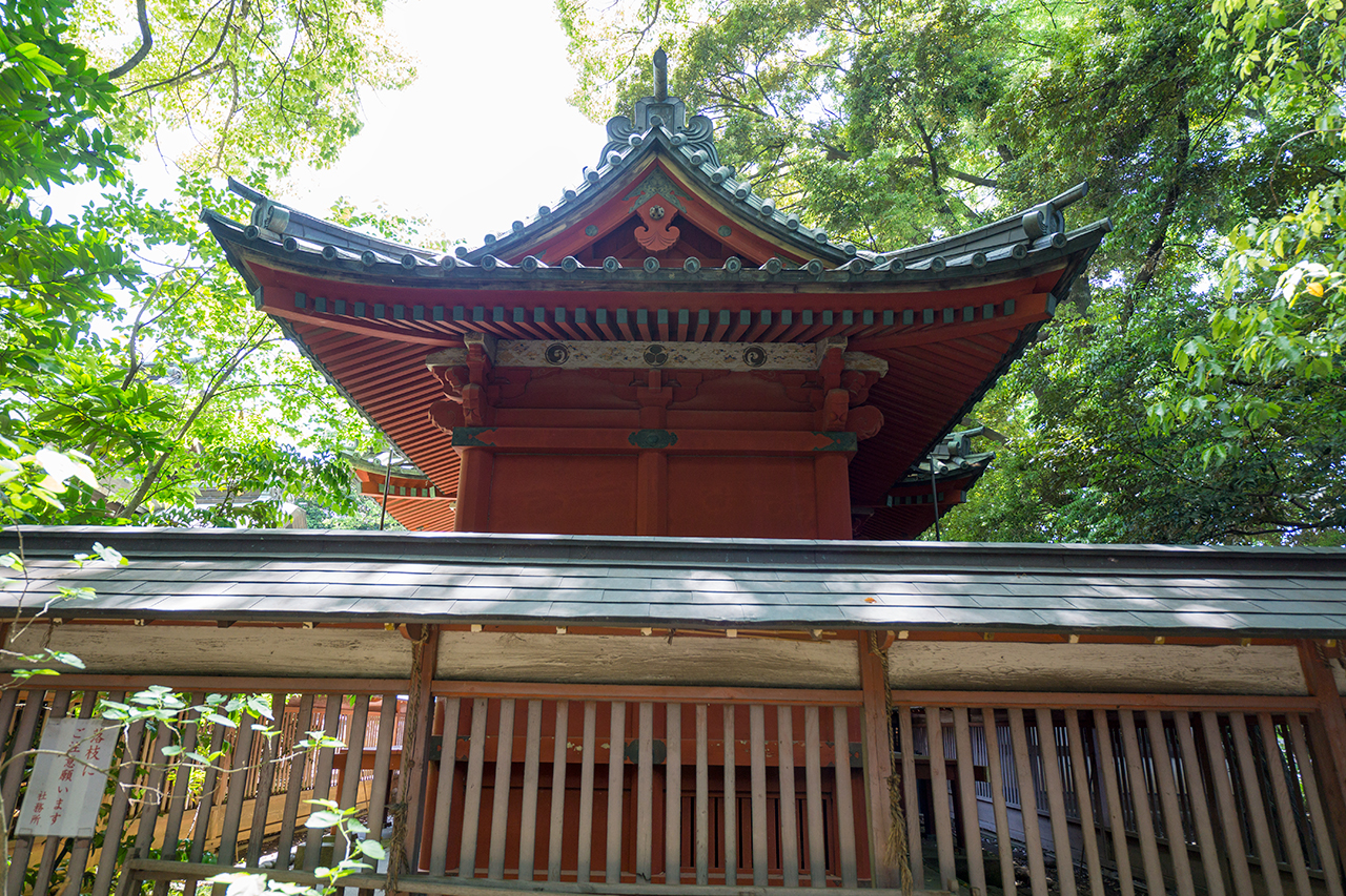 八坂神社の本殿裏側