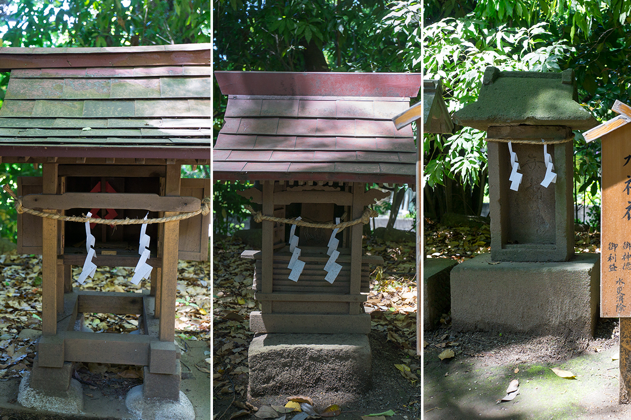 疱瘡神社・厳島神社・水神社 社殿