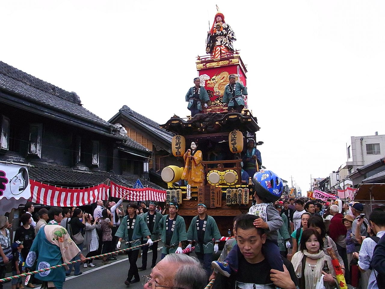 川越まつりの神輿