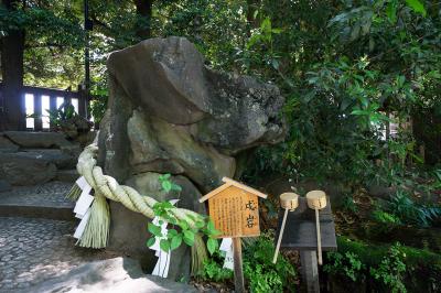 川越氷川神社 戌岩