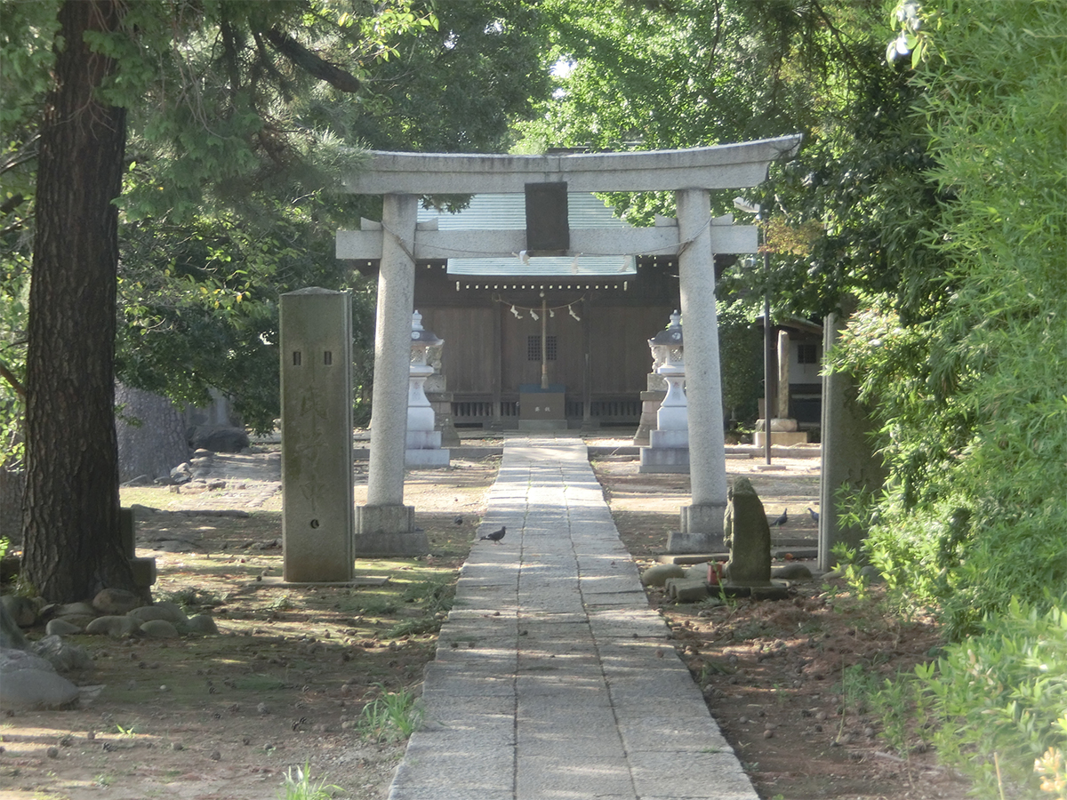 鳥居と拝殿