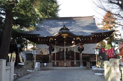 草加神社 拝殿