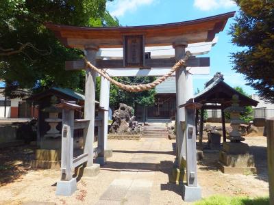 子日神社 鳥居と拝殿
