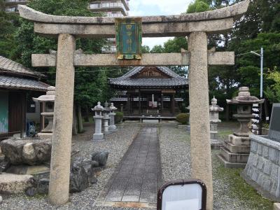 田中神社 鳥居と拝殿