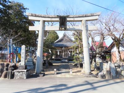 山部神社 鳥居と拝殿
