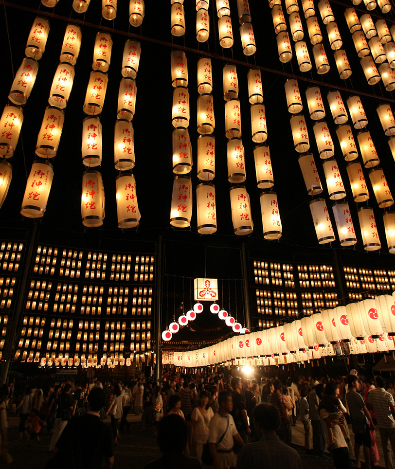 万灯祭の提燈