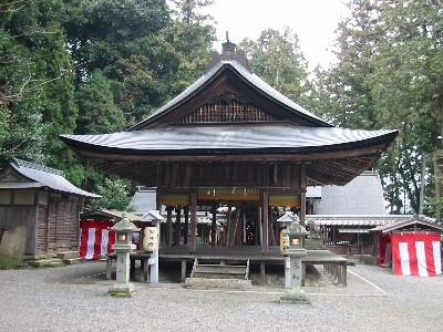 川田神社 拝殿
