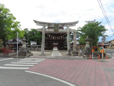 小田神社 鳥居と拝殿