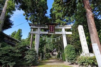 大國主神社 鳥居と参道