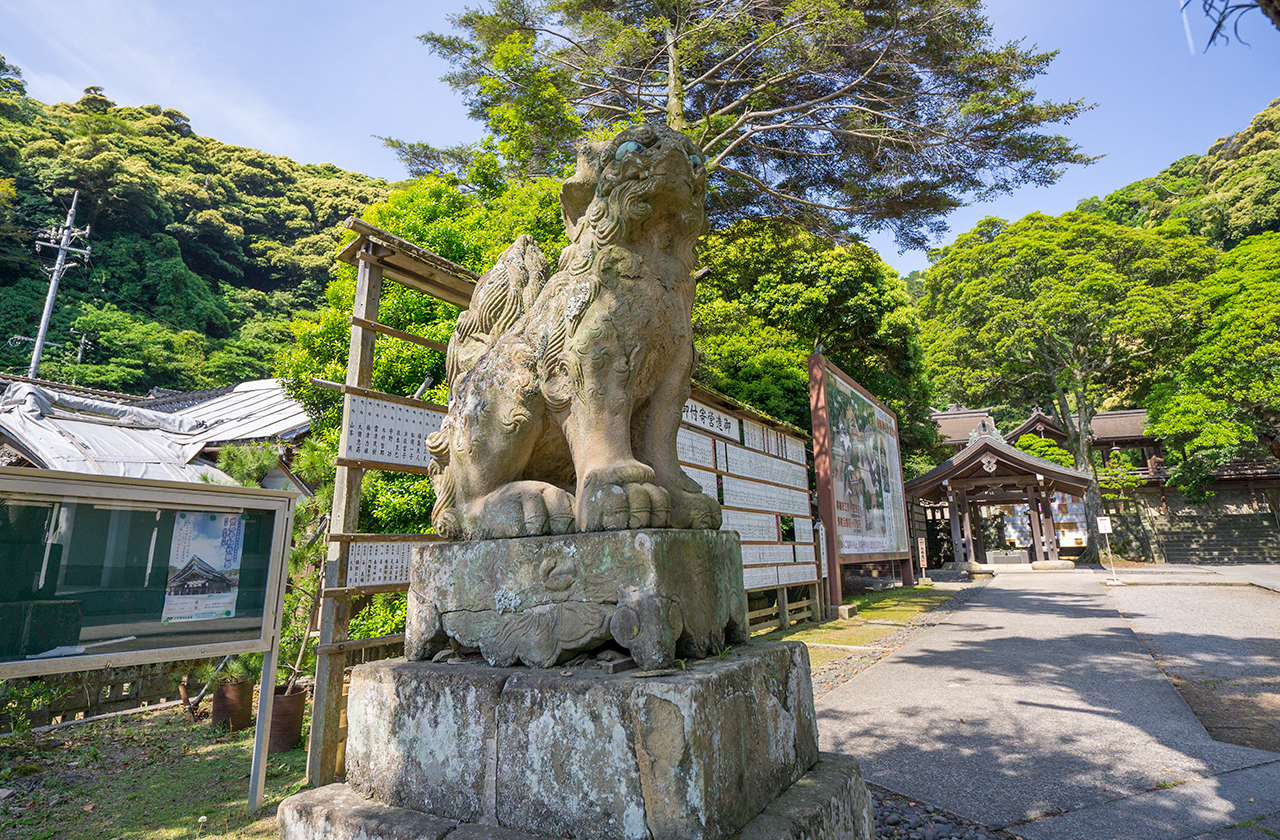 美保神社 出雲狛犬 吽形