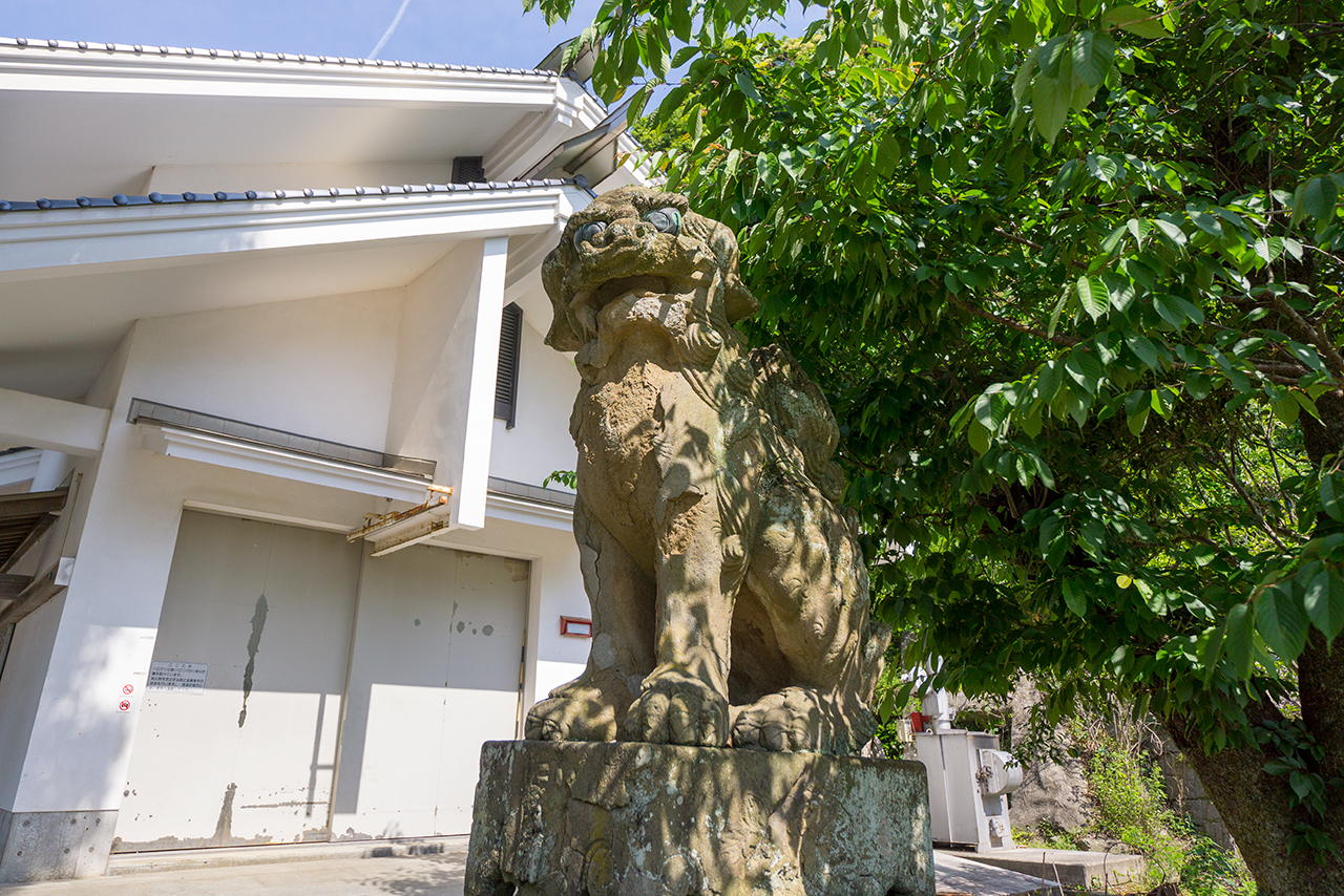 美保神社 出雲狛犬 阿形