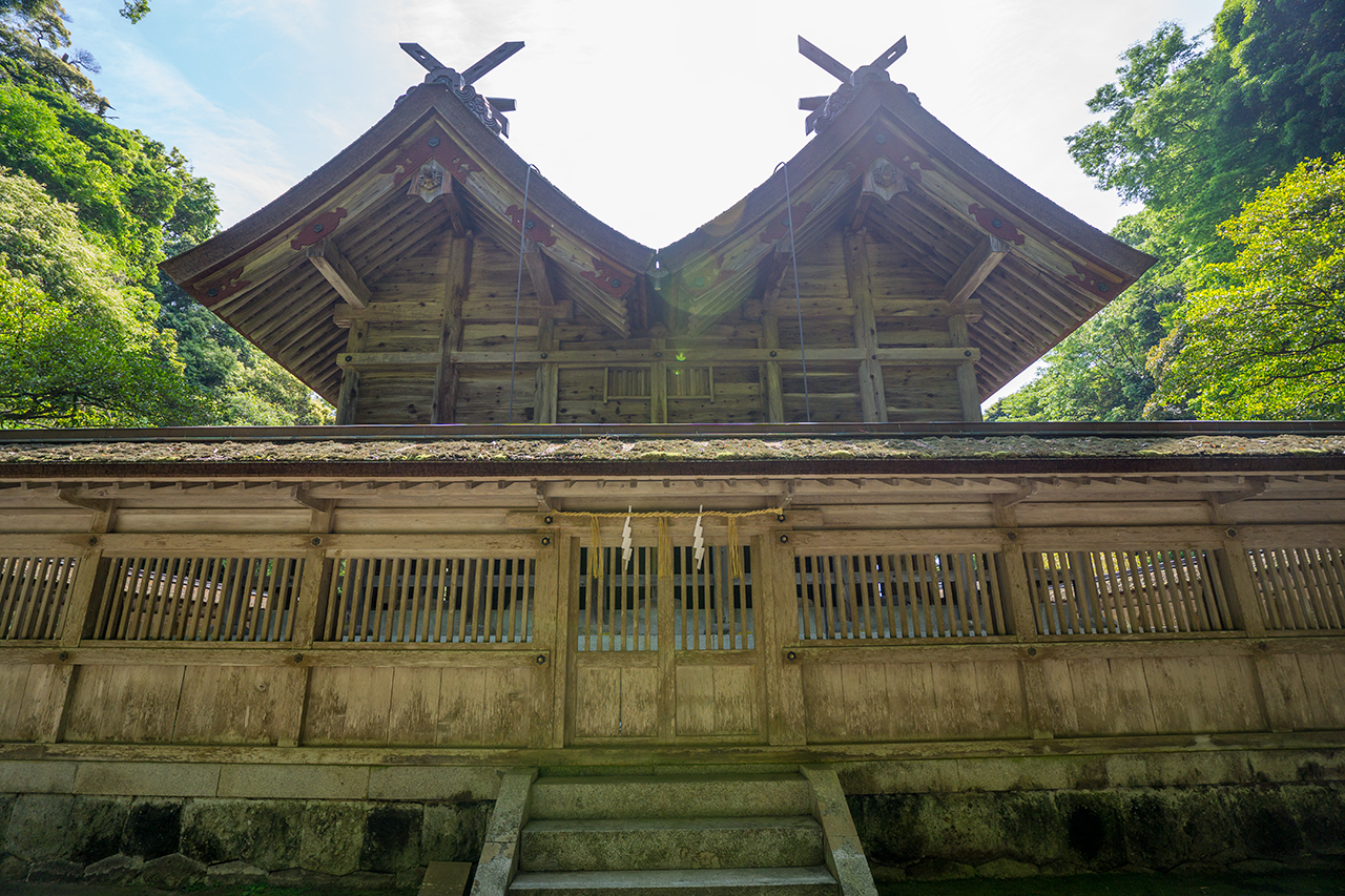 美保神社 本殿 後側