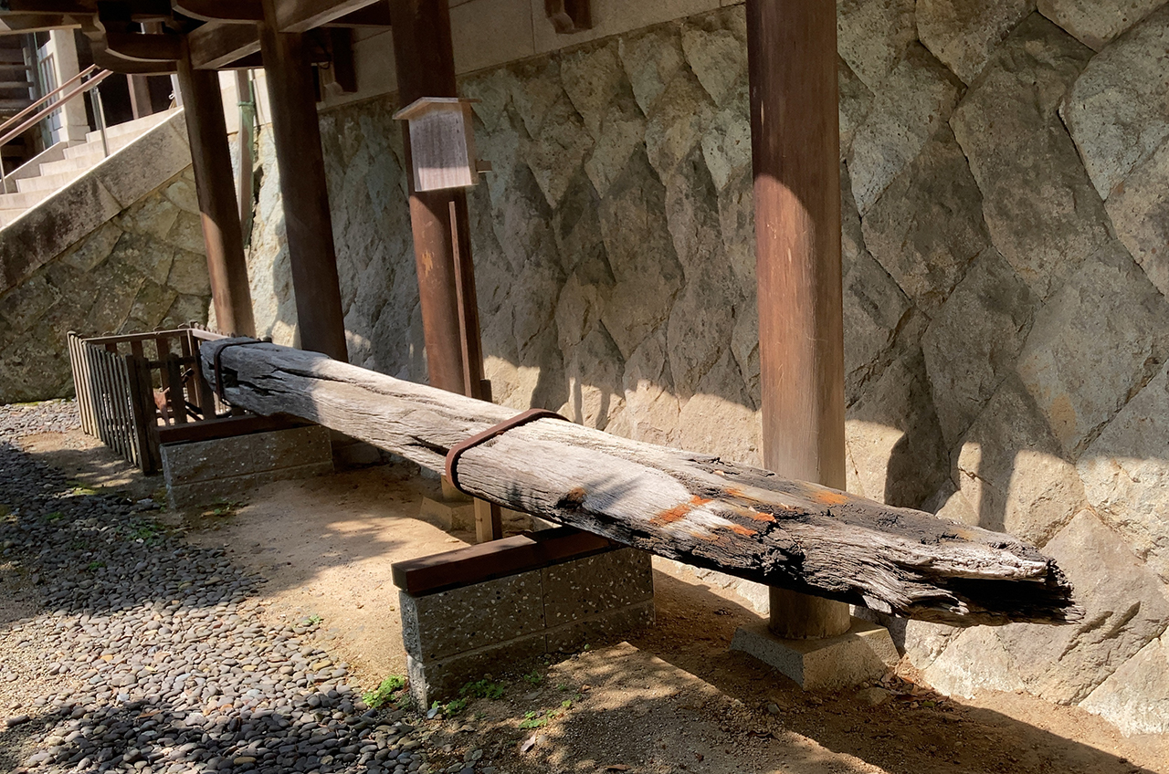 美保神社 宝栄丸の折れ舵
