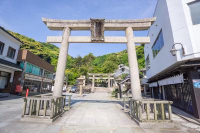 美保神社 美保神社 第一の鳥居と第二の鳥居