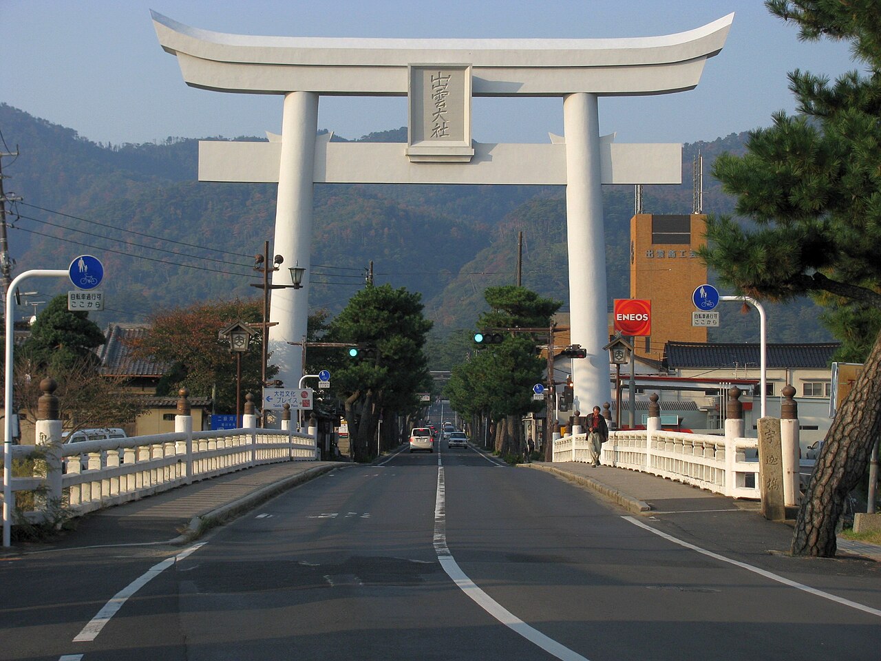 参拝ルート 第一鳥居(大鳥居)