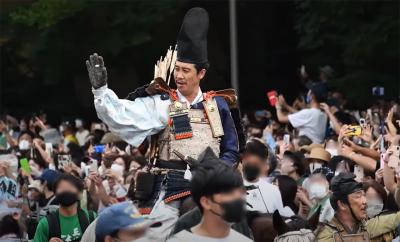 三嶋大社 頼朝公旗挙出陣奉告祭パレード