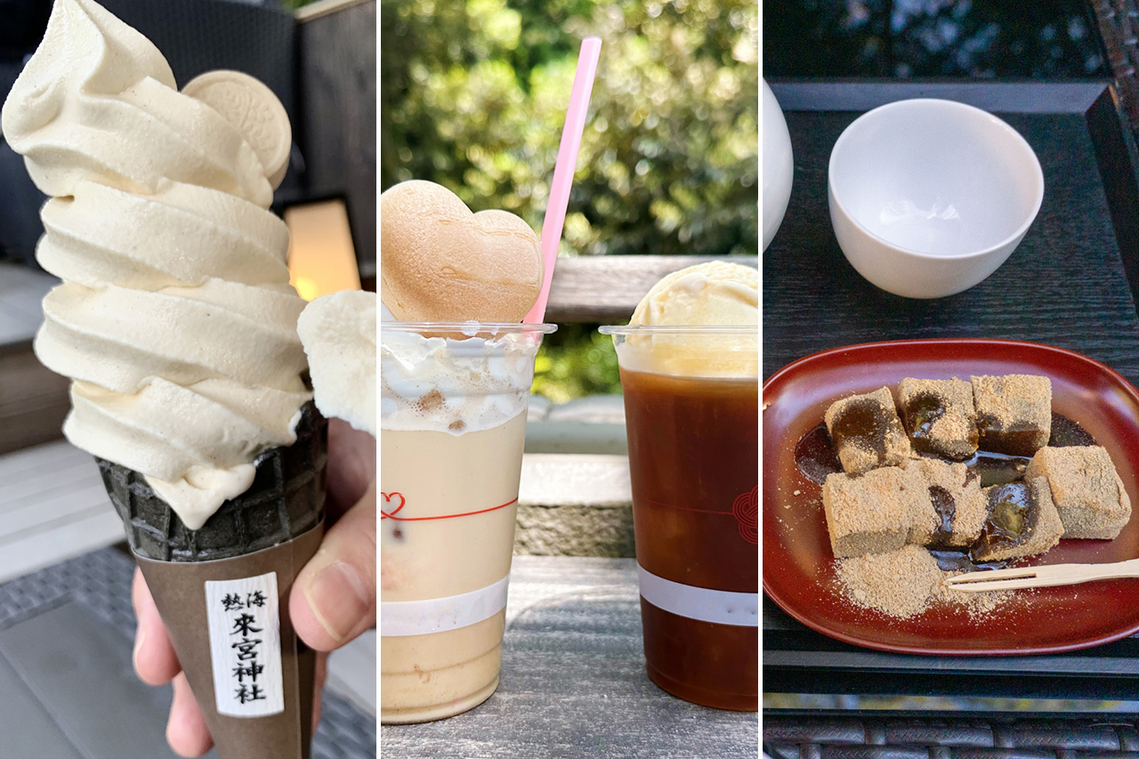 来宮神社のスイーツ達