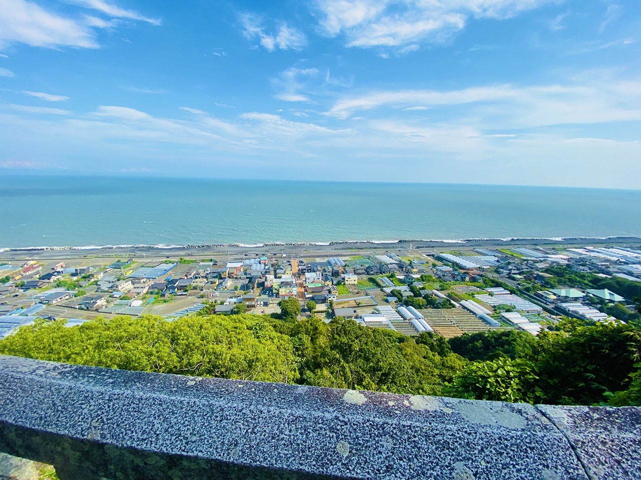 石段から見える絶景