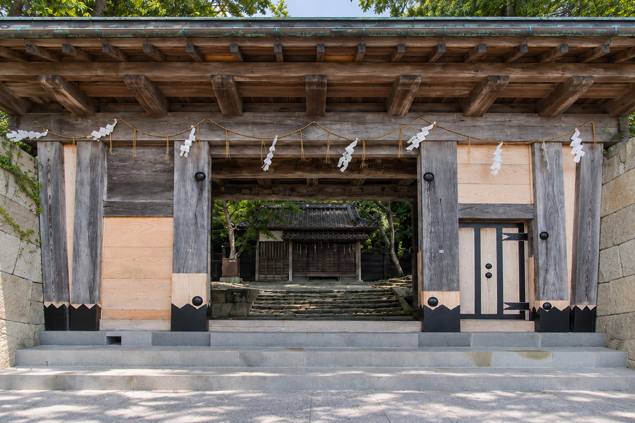 久能山東照宮 一ノ門 正面
