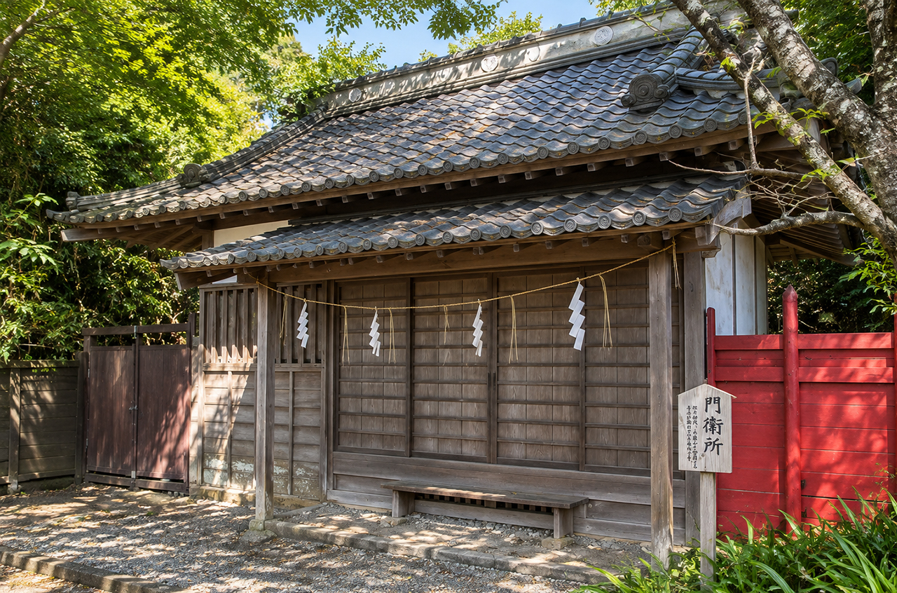 久能山東照宮 門衛所 斜め