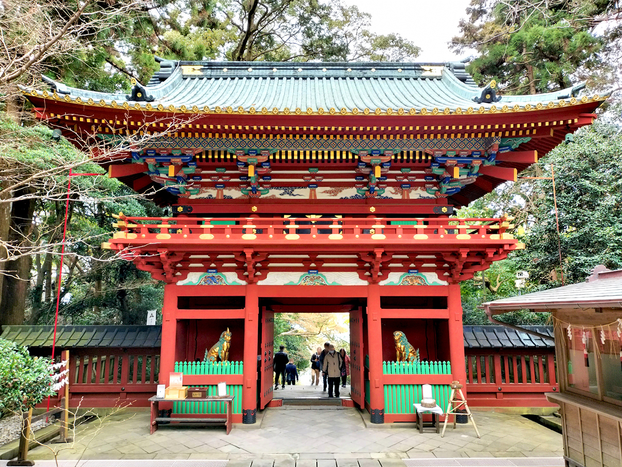 久能山東照宮 楼門 後ろ側