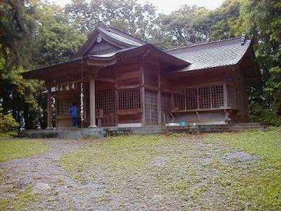 阿波々神社 拝殿