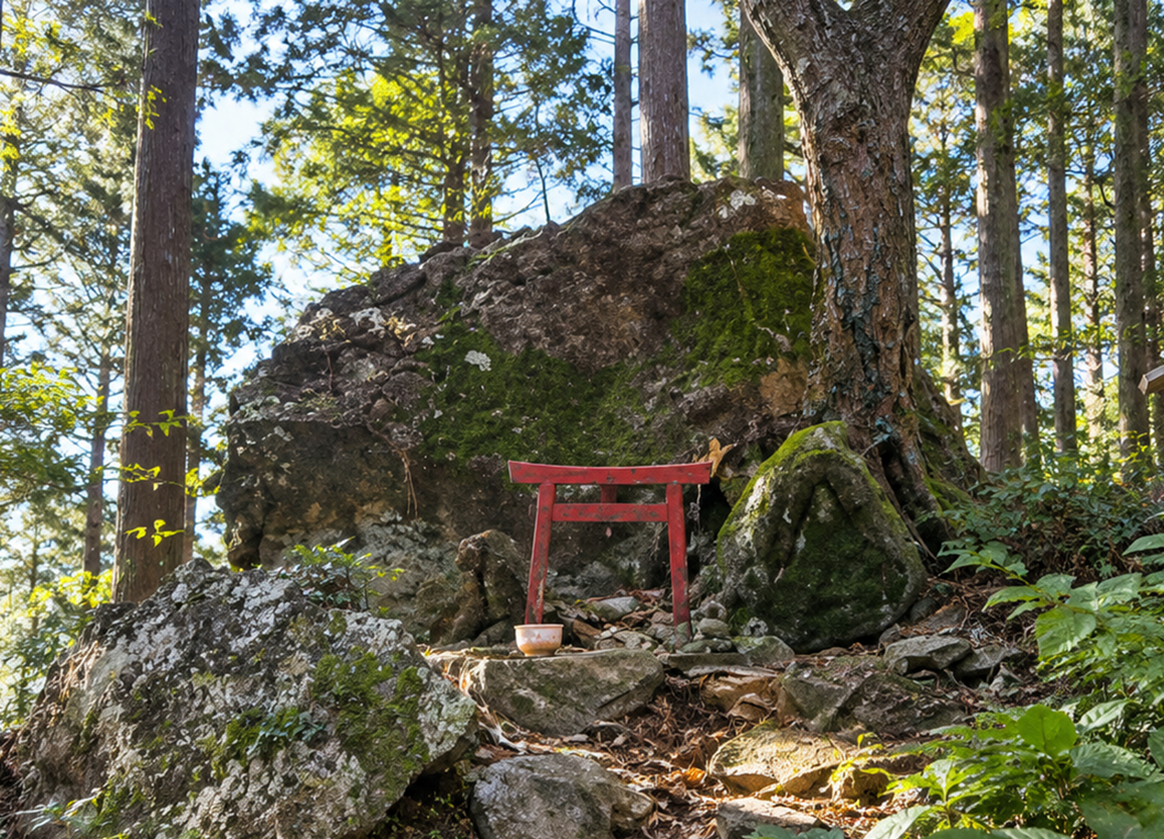 秋葉山本宮秋葉神社 信玄岩
