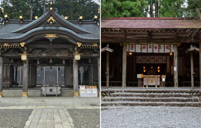 秋葉山本宮秋葉神社 上社と下社社殿