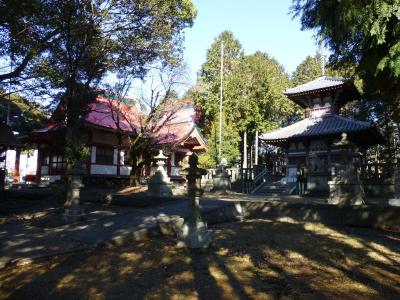 入山瀬浅間神社 拝殿/忠霊塔