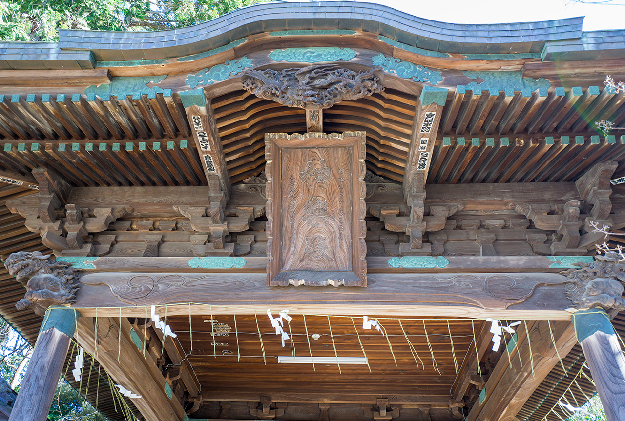 宇都宮二荒山神社 神楽殿 扁額