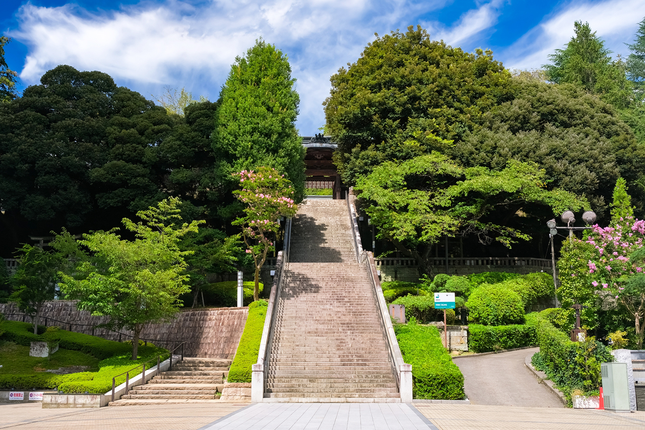 宇都宮二荒山神社 通石段と境内の様子