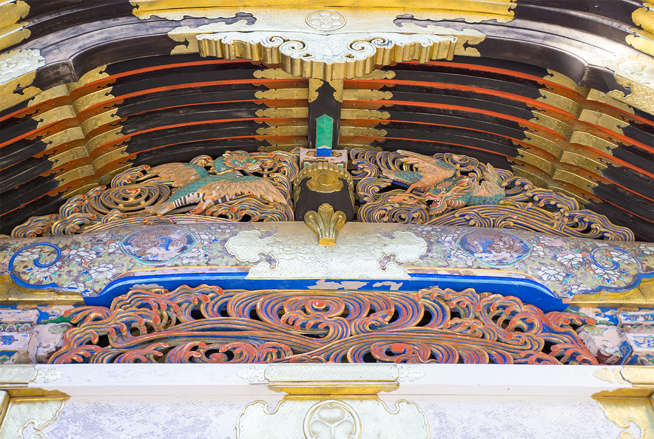 御水舎の彫刻