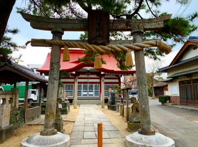 住吉神社 鳥居と拝殿