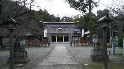 忌部神社 鳥居と拝殿