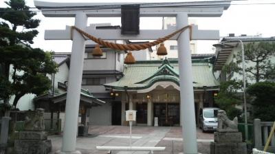 事代主神社 鳥居と拝殿