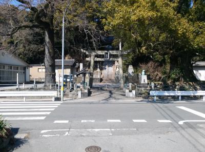 櫛淵八幡神社 神社入口