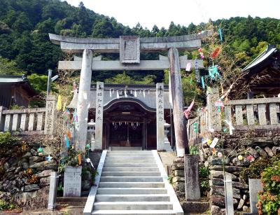 二之宮八幡神社 鳥居と拝殿