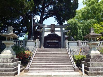 川島神社 鳥居と社殿